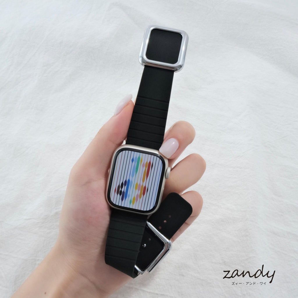 [Magnetic Silicone Band] Apple Watch Band Magnetic Buckle Apple Watch
