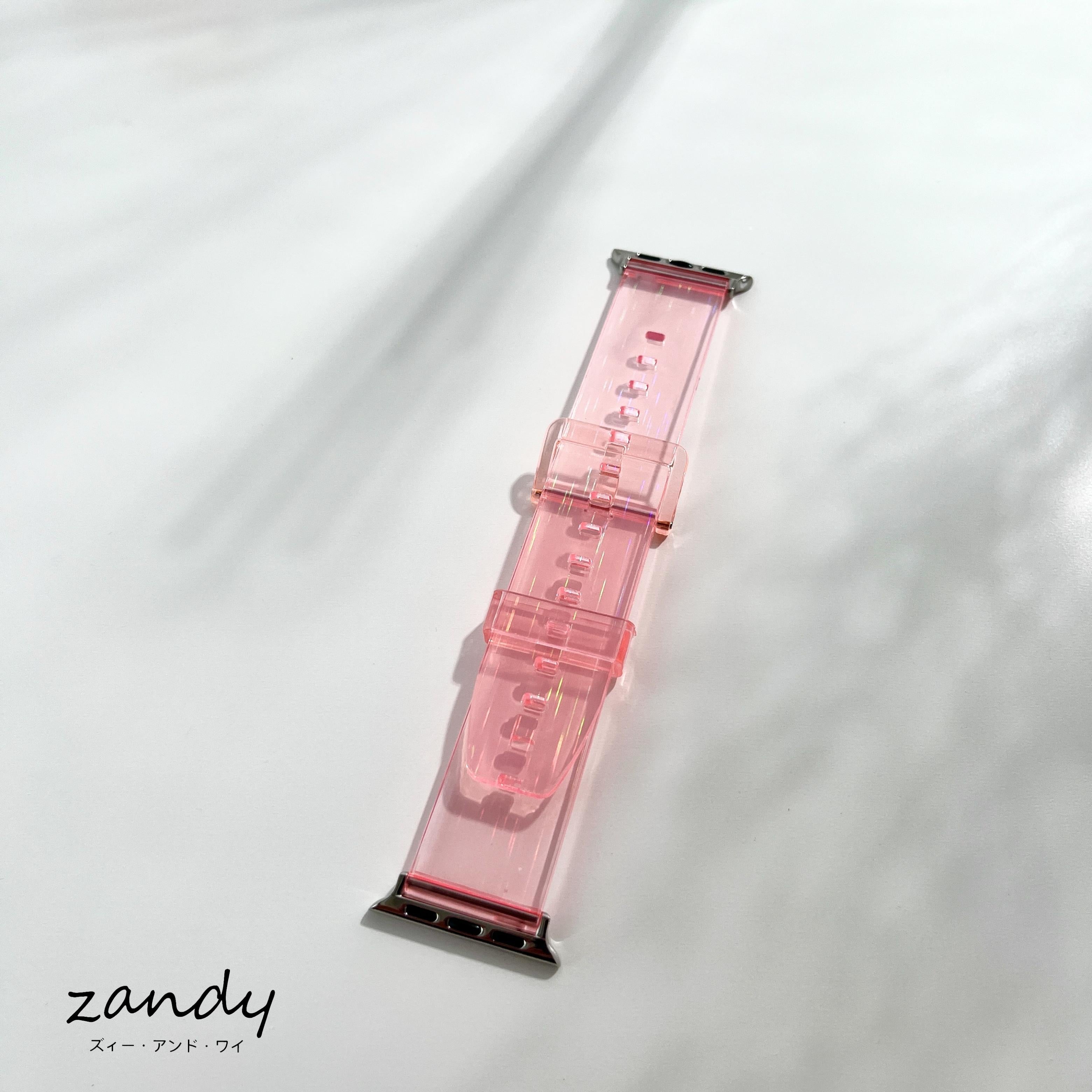 【オーロラクリアバンド】アップルウォッチバンド オーロラクリアベルト Apple Watch