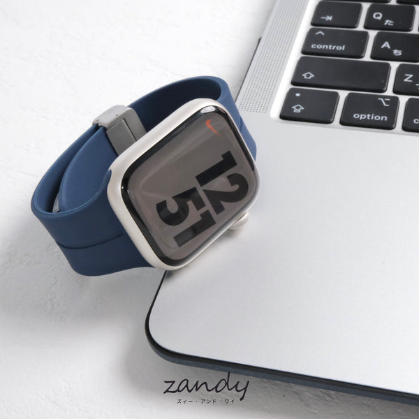 【シリコンループ】アップルウォッチバンド マグネットバックル  Apple Watch