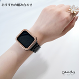[Stone Glossy Hard Frame] Apple Watch Case Hard Glossy Frame Apple Watch