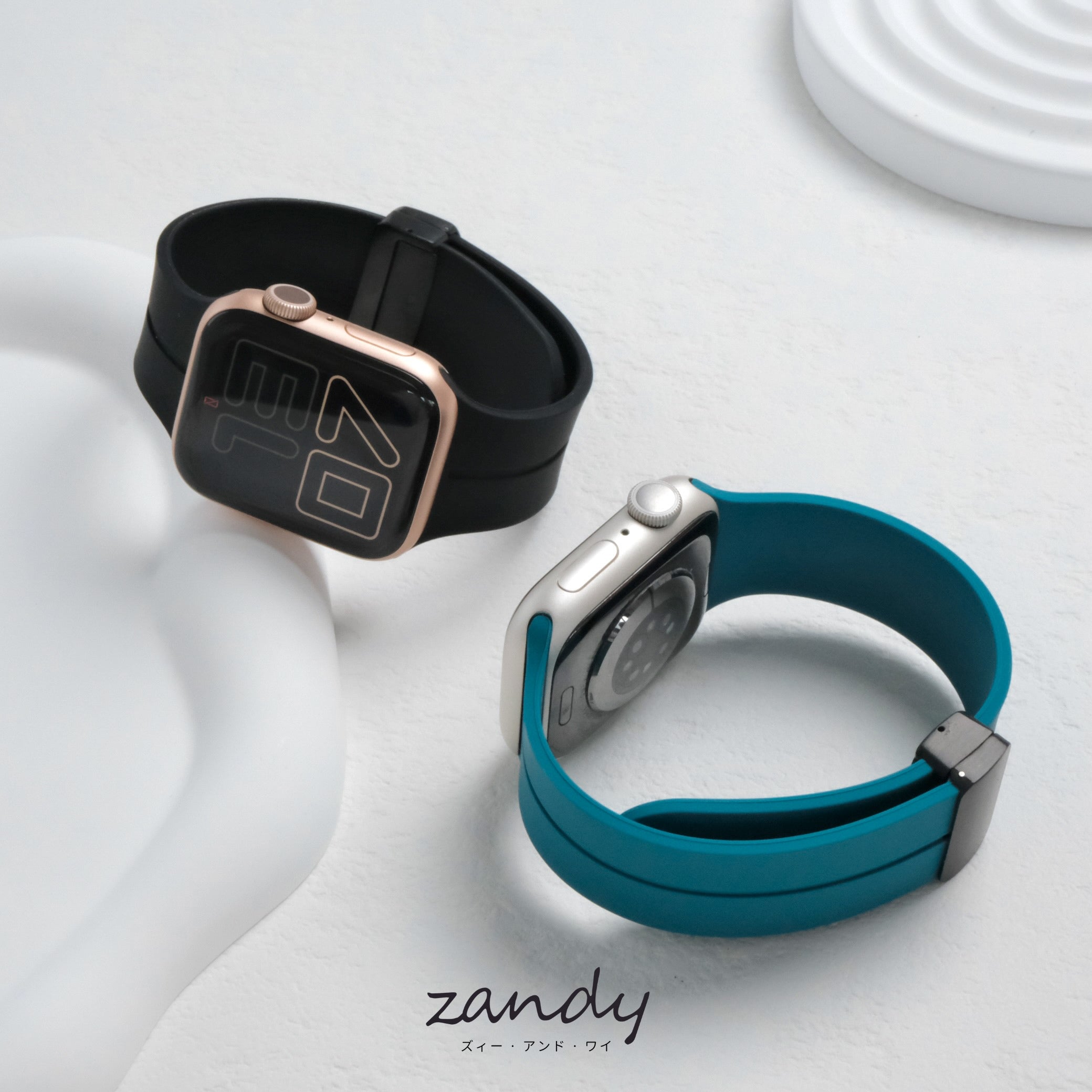 【シリコンループ】アップルウォッチバンド マグネットバックル  Apple Watch
