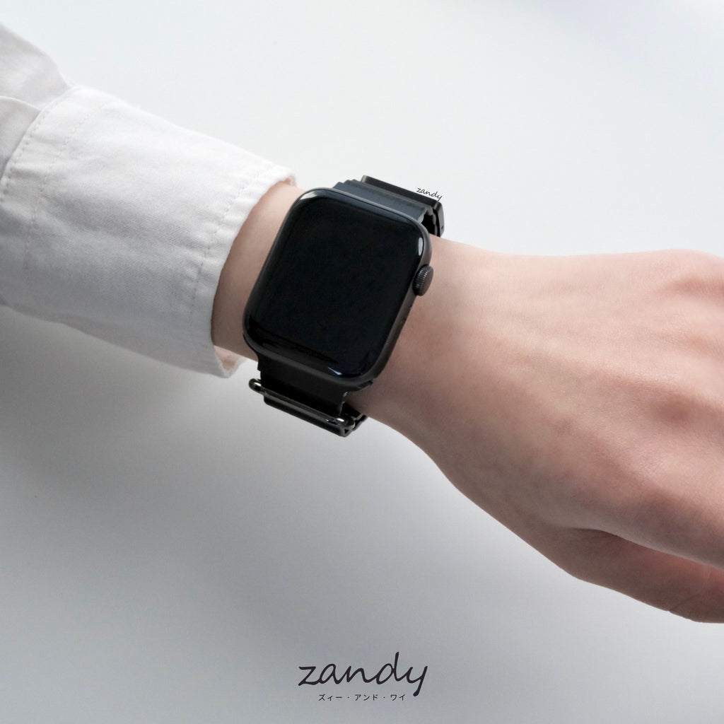 新色追加！【メタリックレザーループ】アップルウォッチバンド レザーループ 皮革ベルト Apple Watch