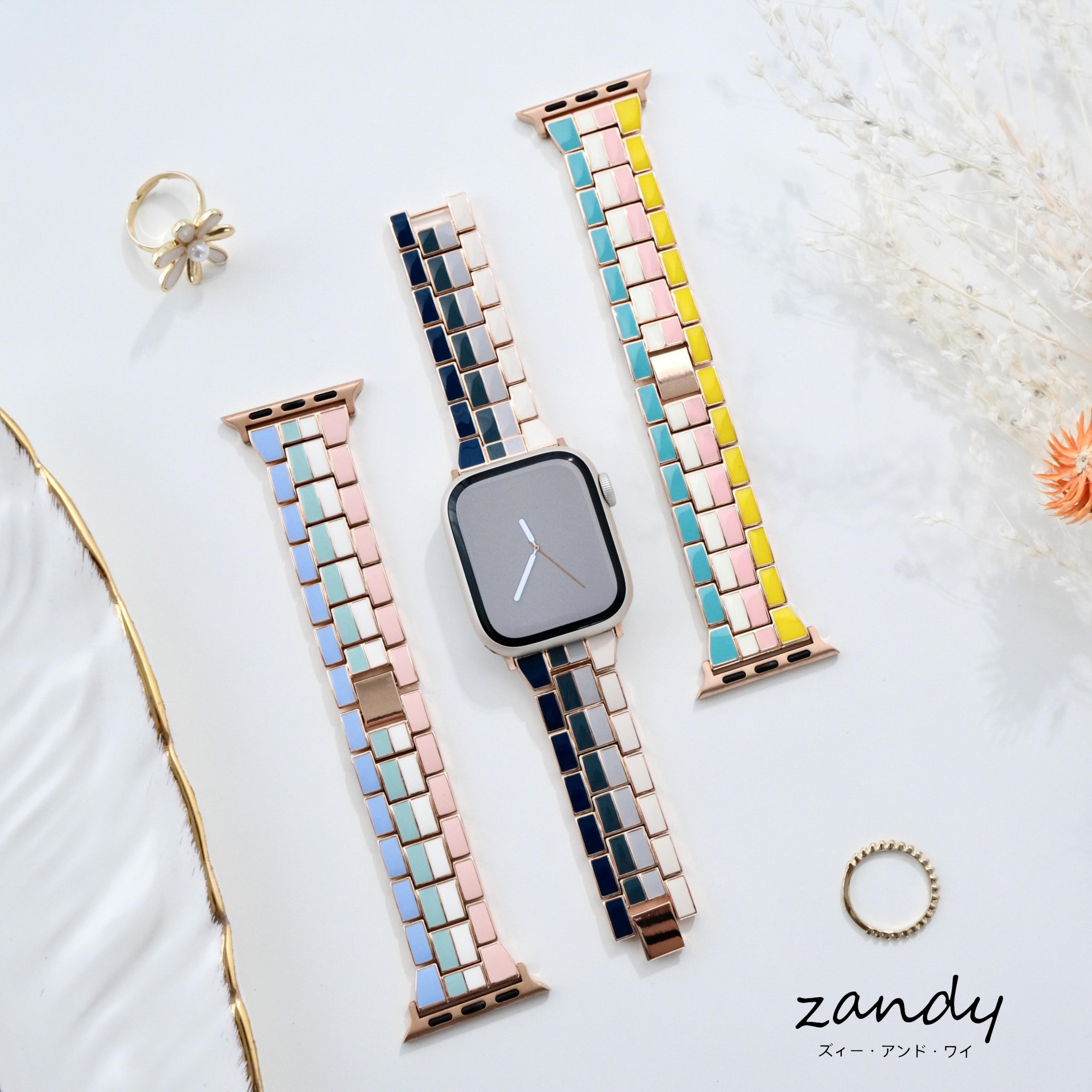 [Colorful Chain Band] Apple Watch Band Chain Belt★Adjustment Tool Included★