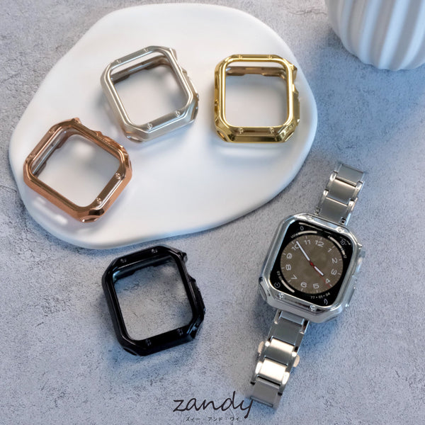 [Frame Protection Case] ​​Apple Watch Cover TPU Soft Case Frame Protection Plating Type Apple Watch