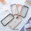 [Frame color iPhone case] Frame color clear case