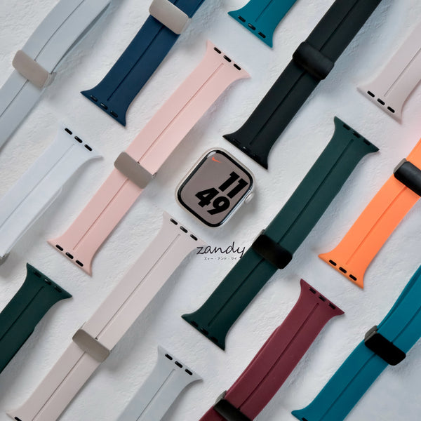【シリコンループ】アップルウォッチバンド マグネットバックル  Apple Watch