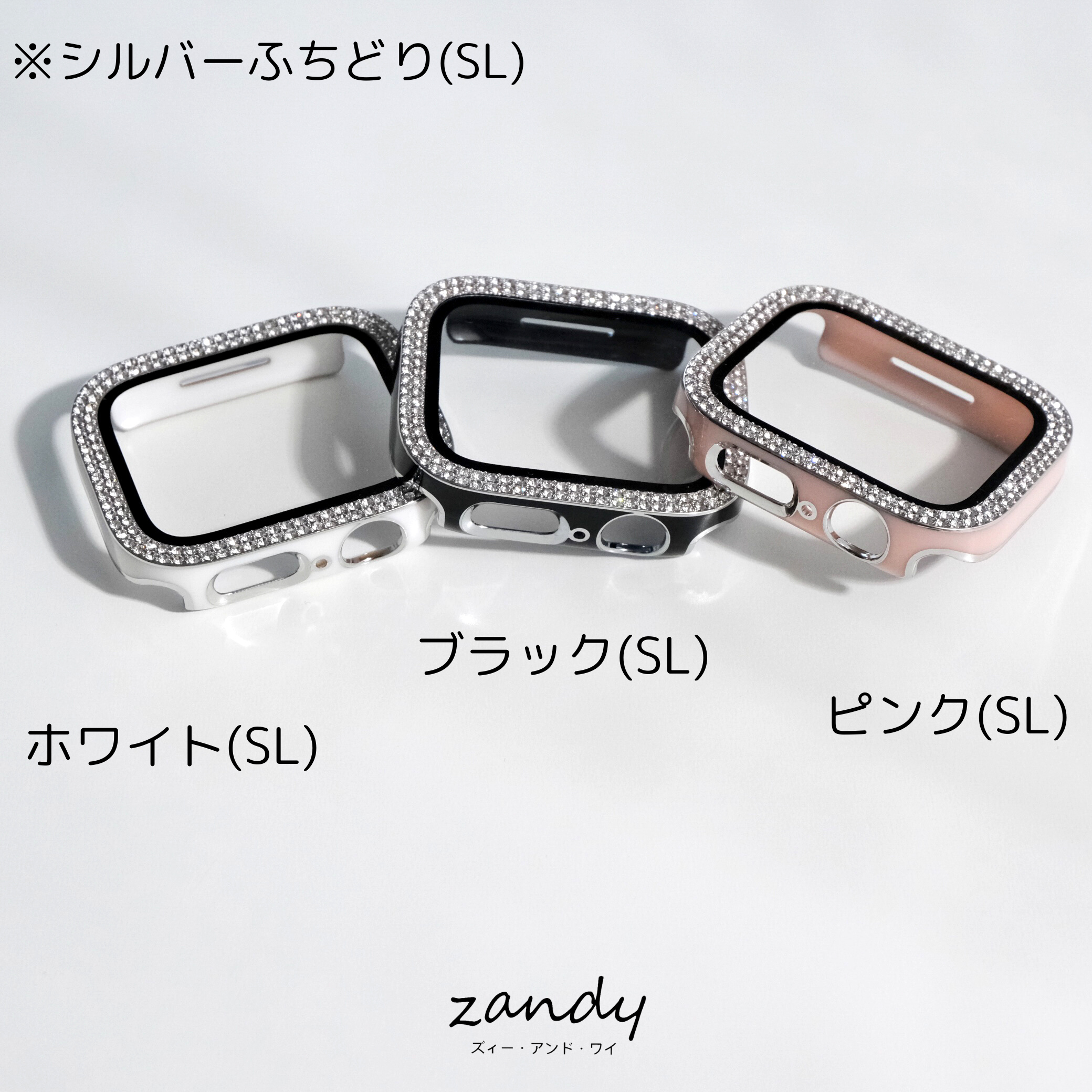 [Stone Glossy Hard Case] ​​Apple Watch Case Hard Glossy Cover Full Protection Glass Film Integrated Apple Watch