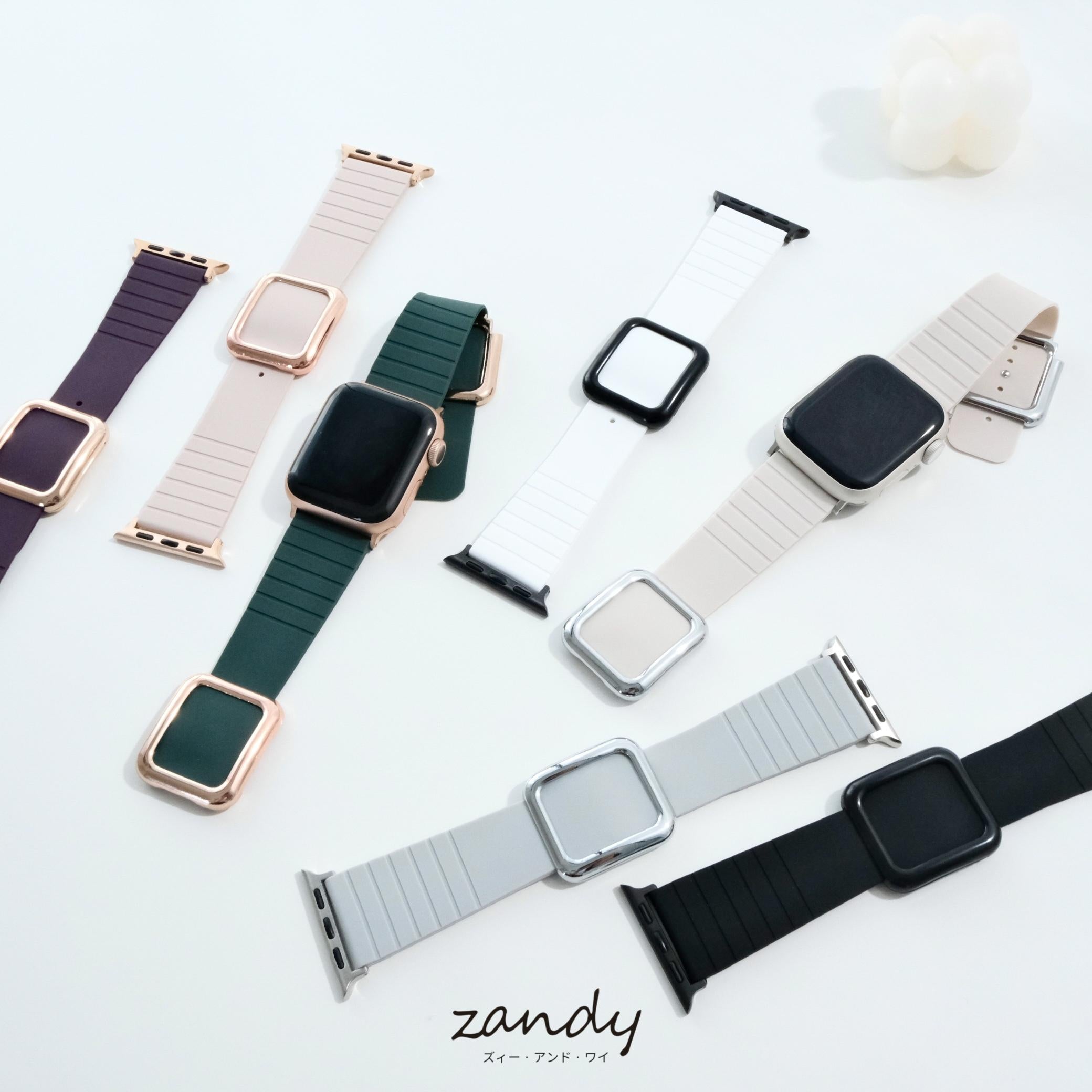 [Magnetic Silicone Band] Apple Watch Band Magnetic Buckle Apple Watch