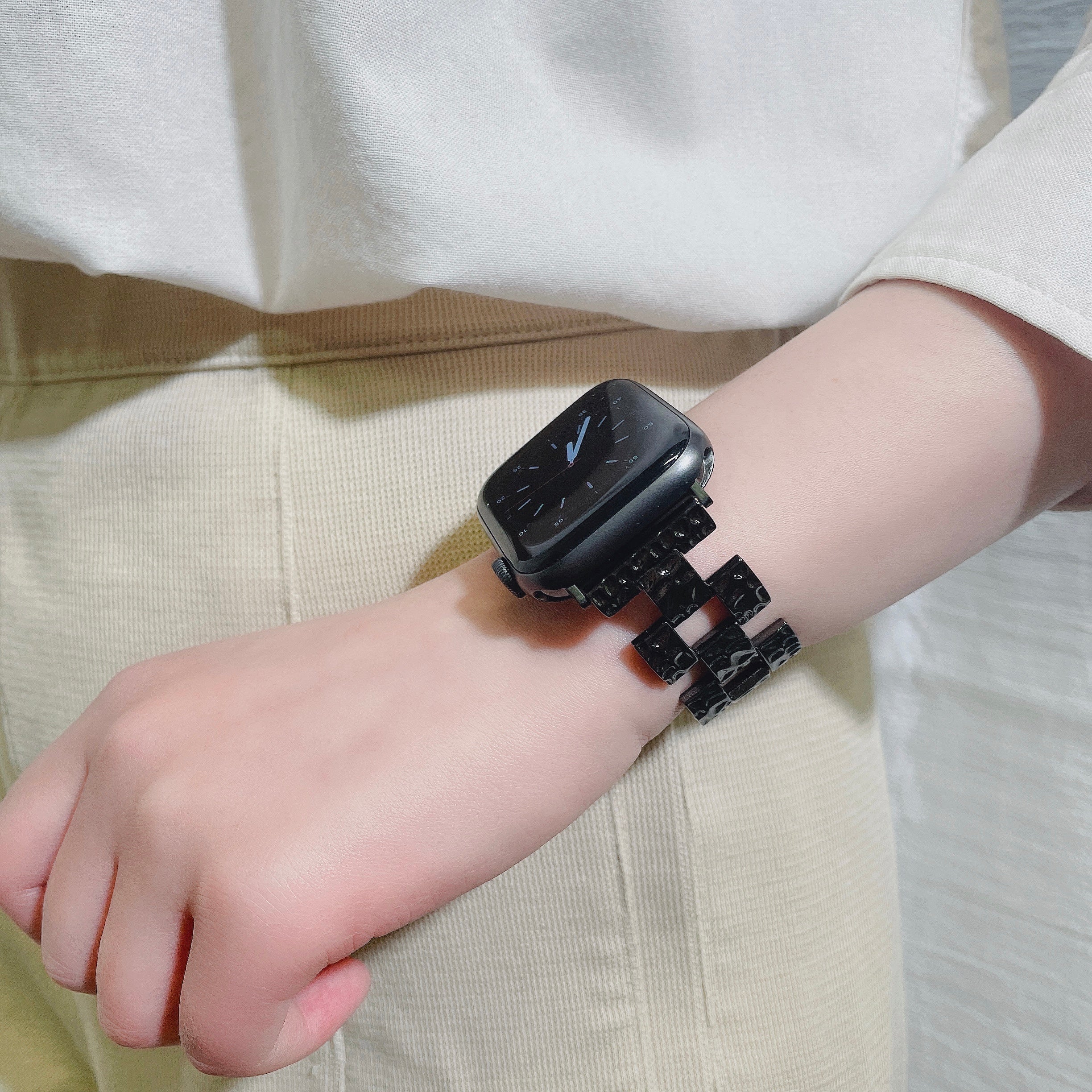 [Uneven Chain Band] Apple Watch Band Uneven Foil Design Chain Belt Apple Watch