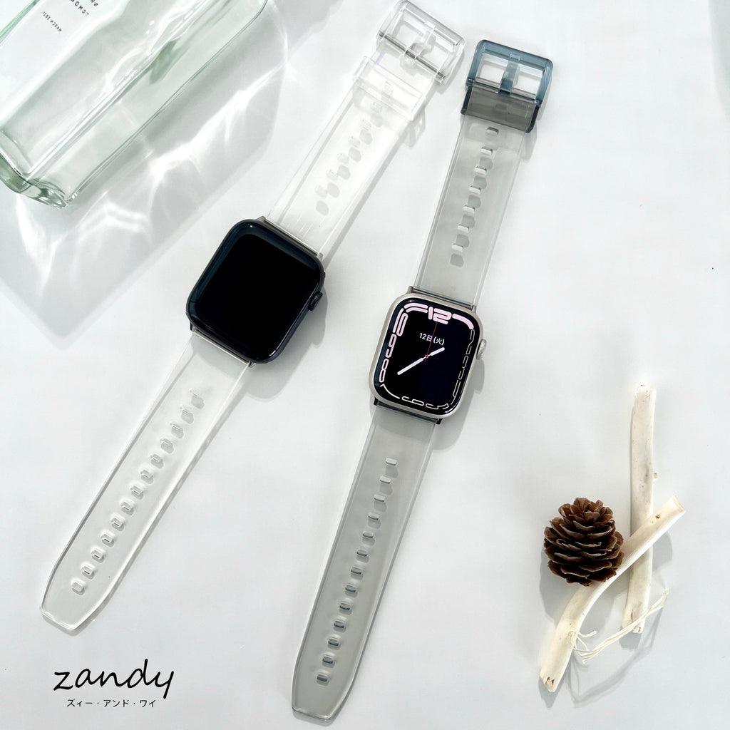 【オーロラクリアバンド】アップルウォッチバンド オーロラクリアベルト Apple Watch