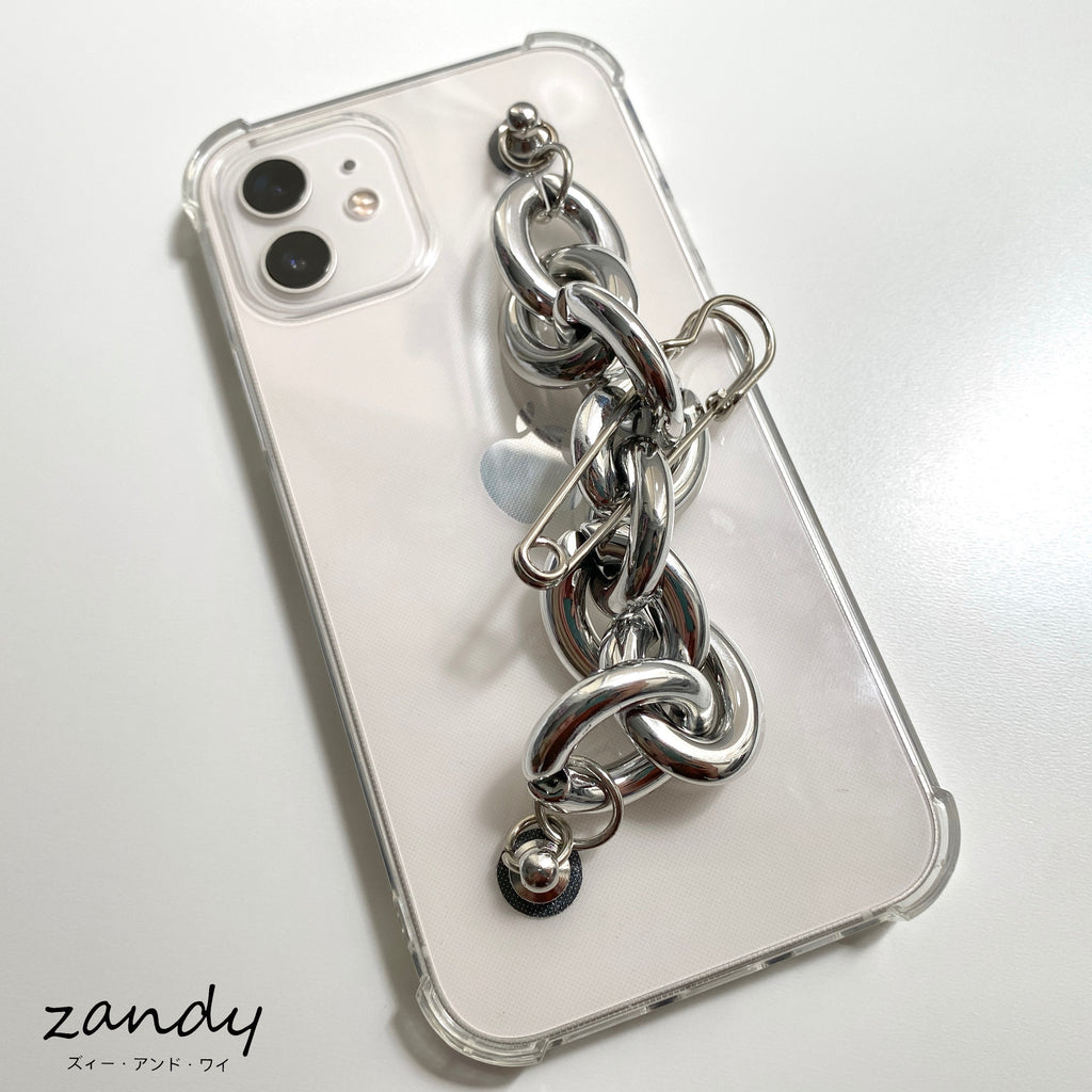 [iPhone12/13 series] iPhone case chain case/cover TPU clear cover