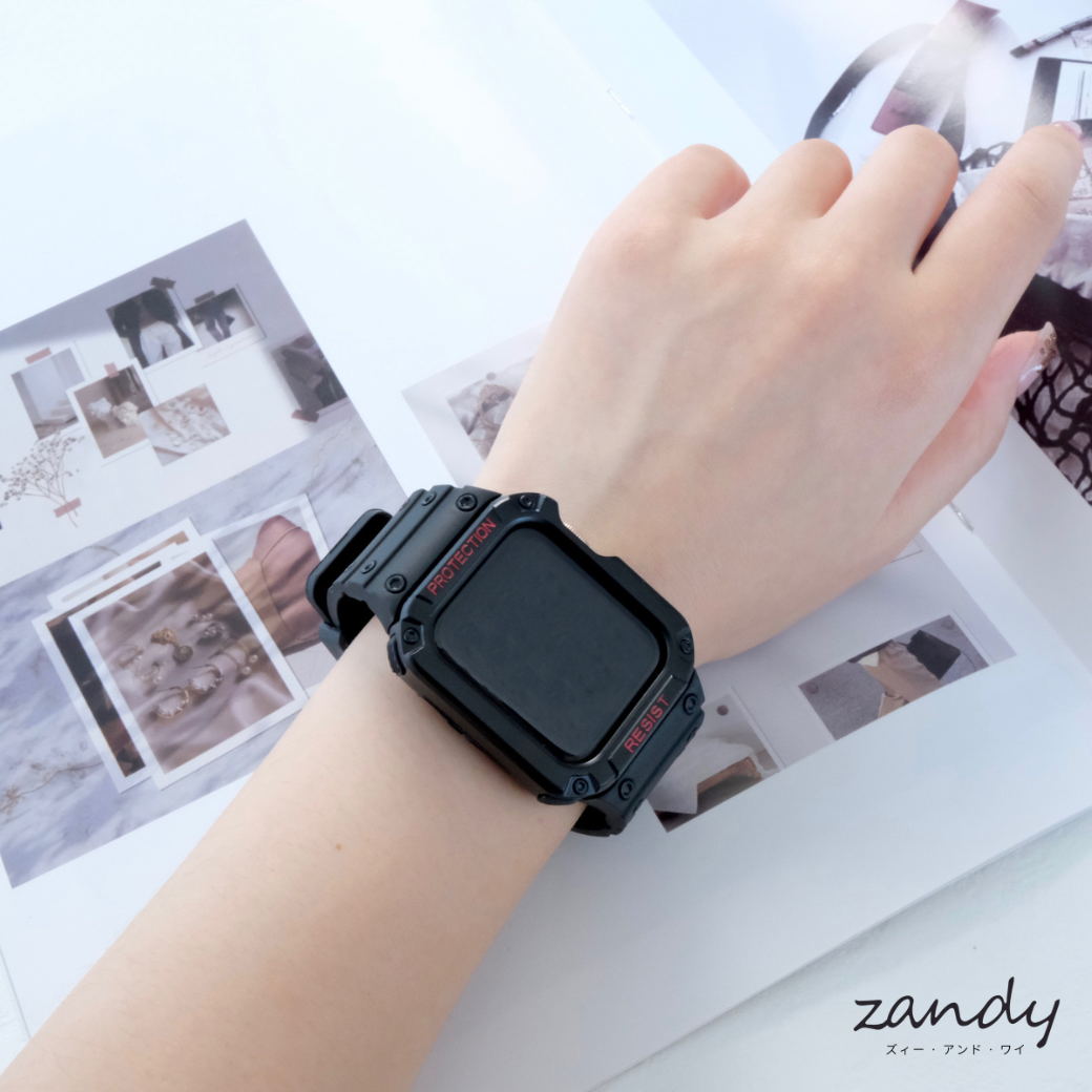 【スポーツ一体式バンド】アップルウォッチバンド 一体式ベルト Apple Watch