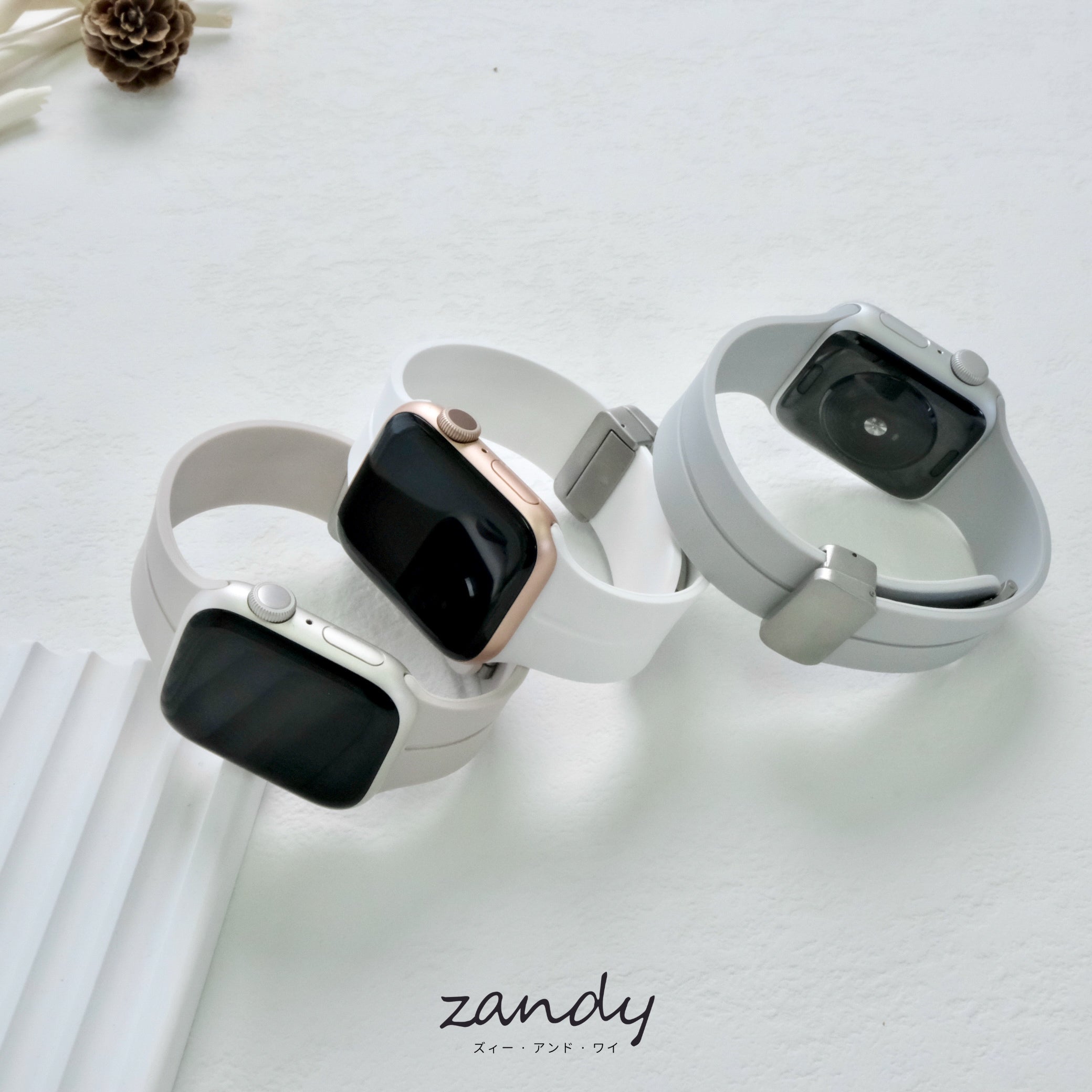 【シリコンループ】アップルウォッチバンド マグネットバックル  Apple Watch