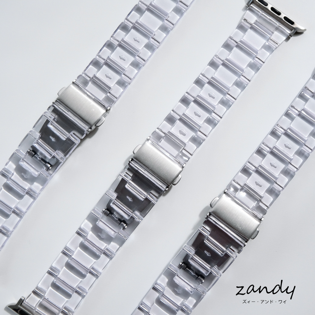 [Proud of the clear feeling! ] Apple Watch Band Clear Resin Belt Apple Watch