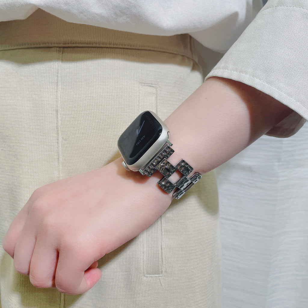 [Uneven Chain Band] Apple Watch Band Uneven Foil Design Chain Belt Apple Watch