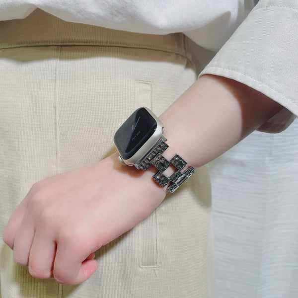 [Uneven Chain Band] Apple Watch Band Uneven Foil Design Chain Belt Apple Watch