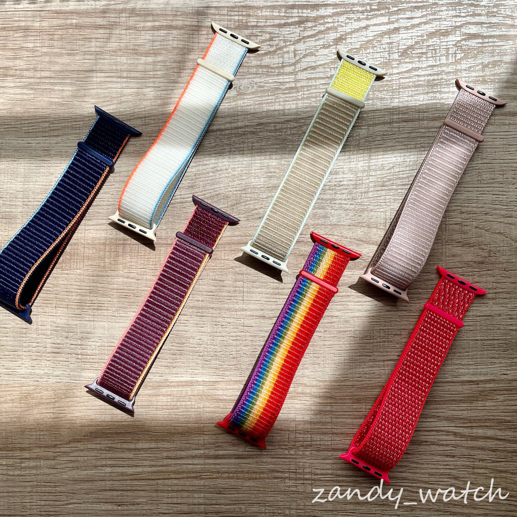 【スポーツループ①】アップルウォッチバンド　ナイロンベルト　Apple Watch