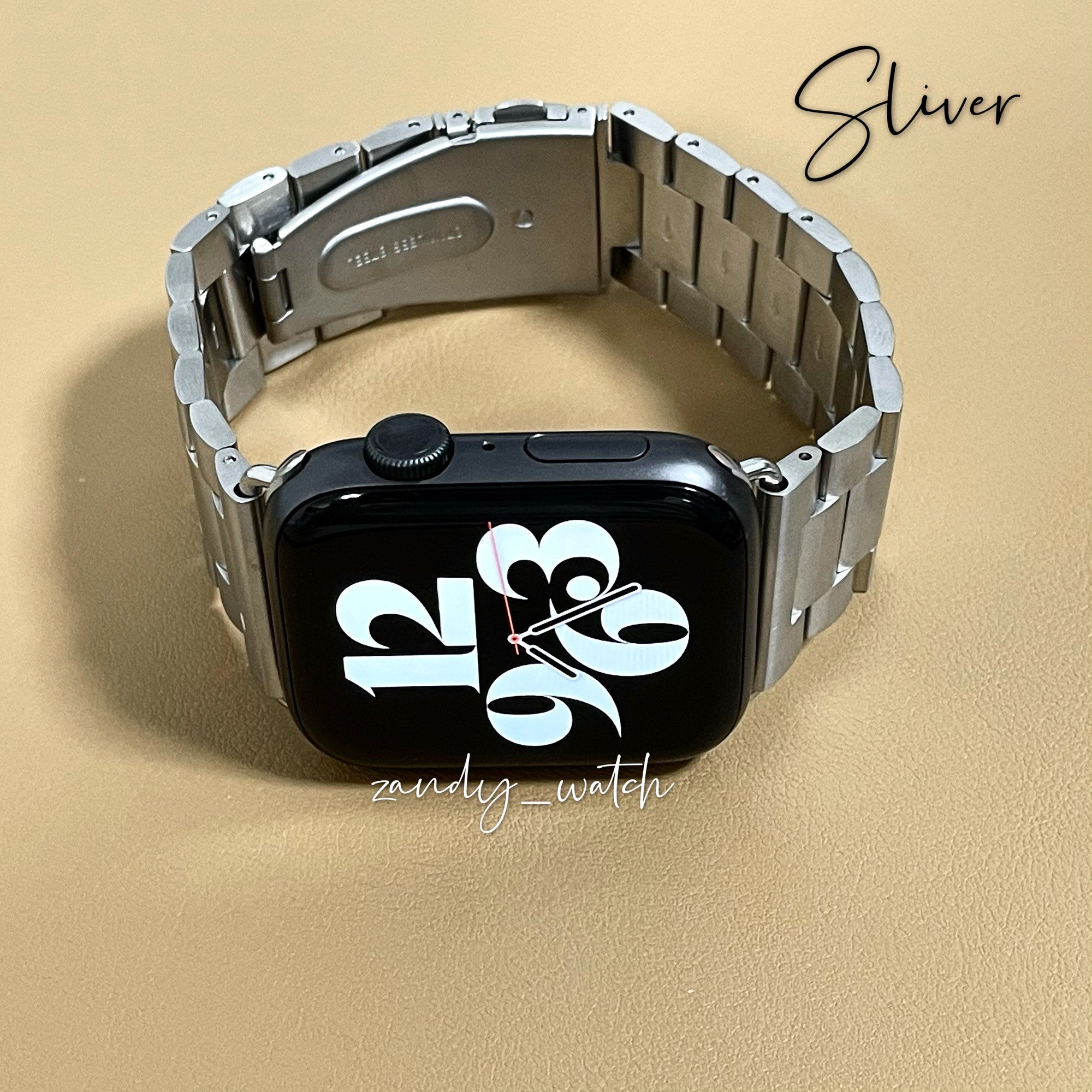 【3連ステンレス】アップルウォッチバンド ステンレス金属ベルト メタルバンド Apple Watch ★調整工具付き★