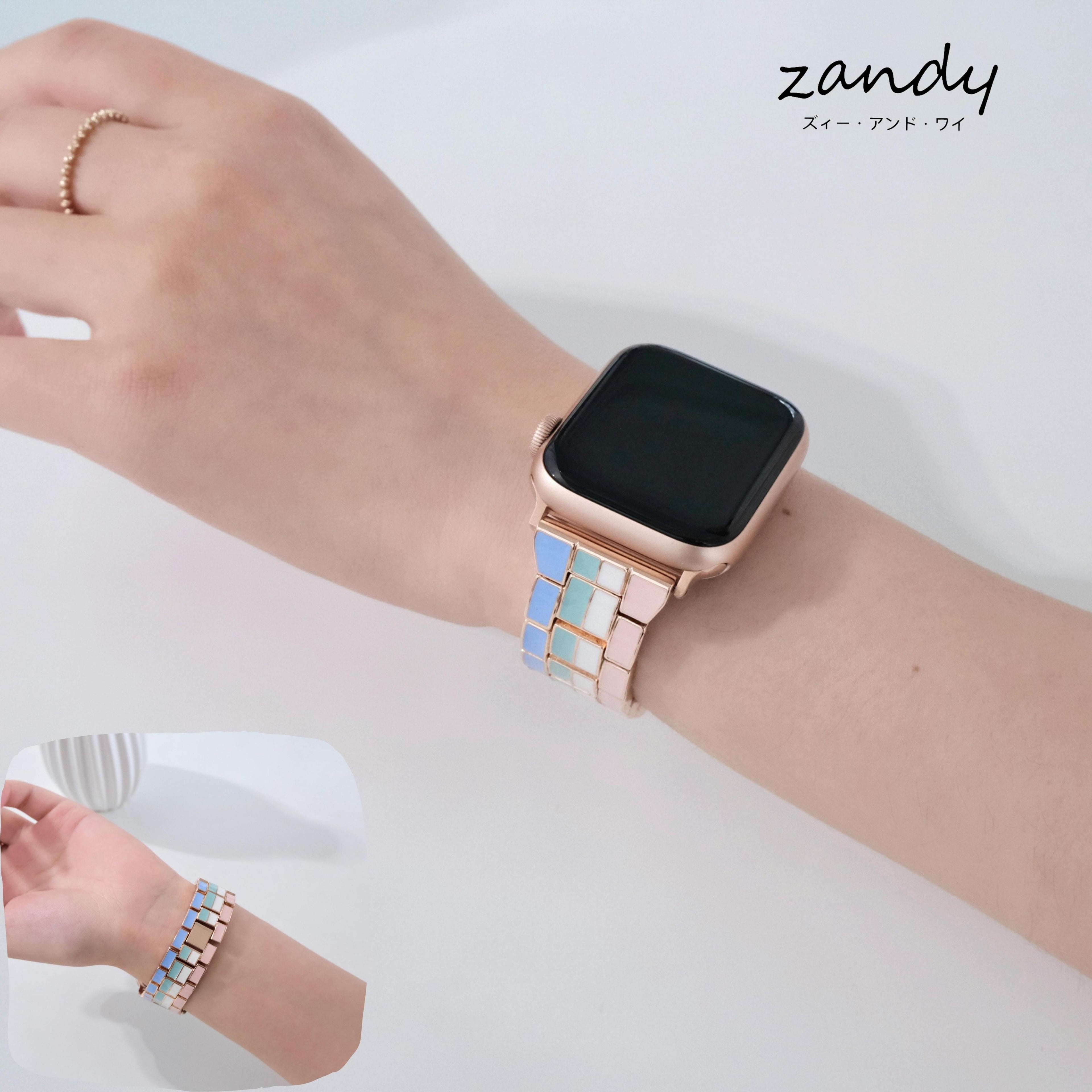 [Colorful Chain Band] Apple Watch Band Chain Belt★Adjustment Tool Included★