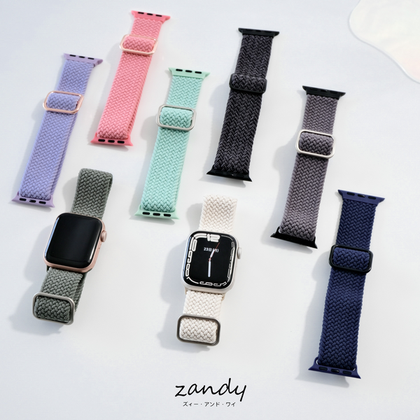 【編み込みナイロンループ】アップルウォッチバンド ナイロンベルト 編み込みループ Apple Watch
