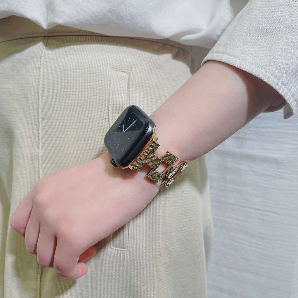 [Uneven Chain Band] Apple Watch Band Uneven Foil Design Chain Belt Apple Watch