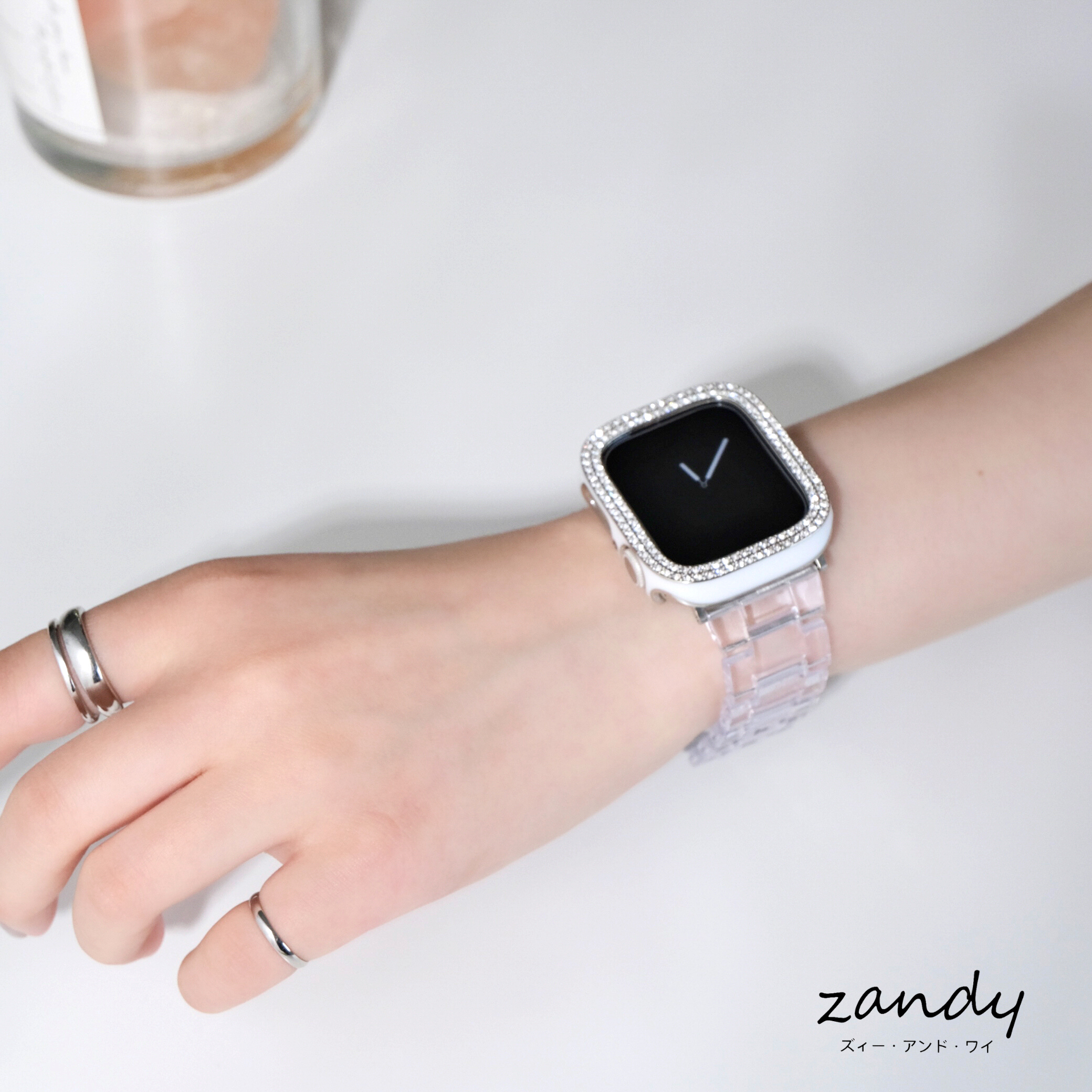[Proud of the clear feeling! ] Apple Watch Band Clear Resin Belt Apple Watch