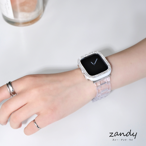 [Proud of the clear feeling! ] Apple Watch Band Clear Resin Belt Apple Watch
