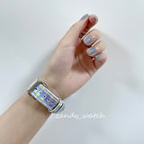 [Aurora Belt] Apple Watch Band Leather Belt Aurora Glitter Apple Watch