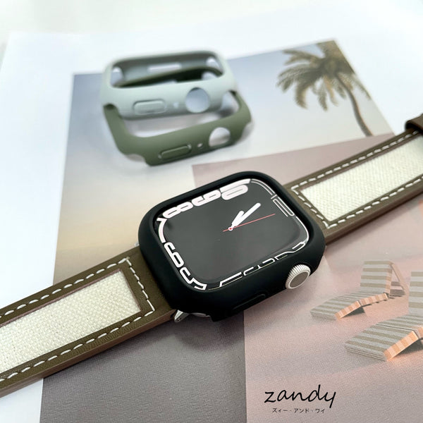 【Series7対応☆マット保護フレーム】アップルウォッチケース カバー  ハードマットタイプ  保護フレーム  Apple Watch7専用
