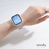 【クリア感自慢！】アップルウォッチバンド クリア樹脂ベルト Apple Watch