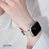 【細レザーベルト】女性人気 ★アップルウォッチバンド レザーベルト 人気3色 本革製 Apple Watch