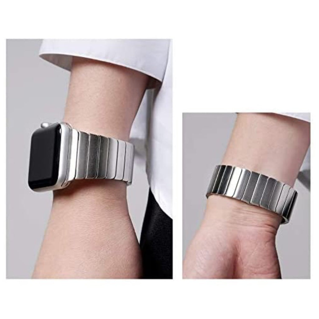 【リンクブレスレット】アップルウォッチバンド  リンクブレスレットベルト　 Apple Watch ★3色★