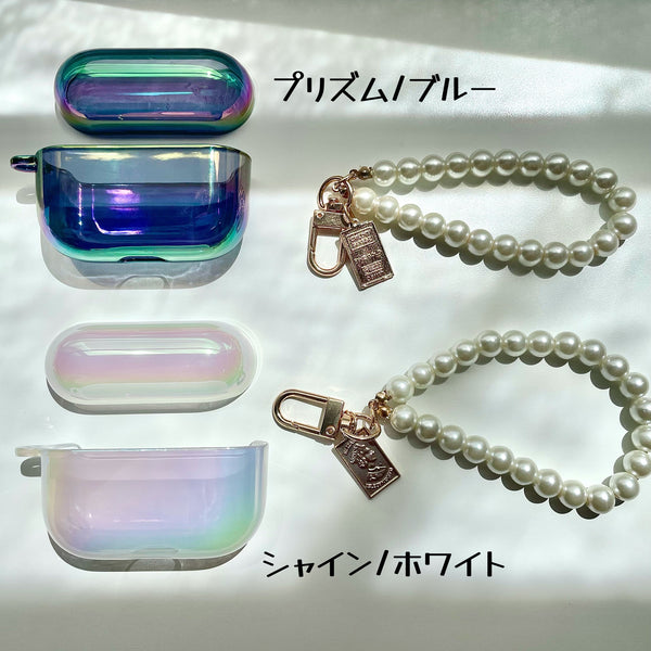 AirPods Pro/ AirPods 第1/2世代  ケース カバー　オーロラカラーケース