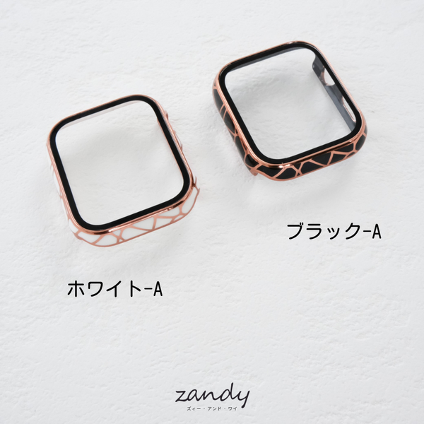 【柄デザインフルケース】Apple Watch7/8限定★アップルウォッチフルカバー ハードケース 全面保護