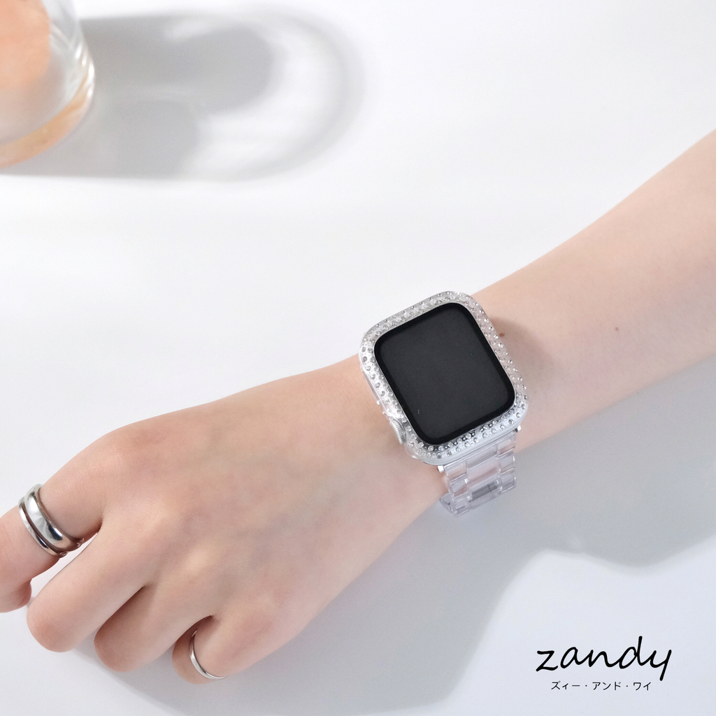 [Proud of the clear feeling! ] Apple Watch Band Clear Resin Belt Apple Watch