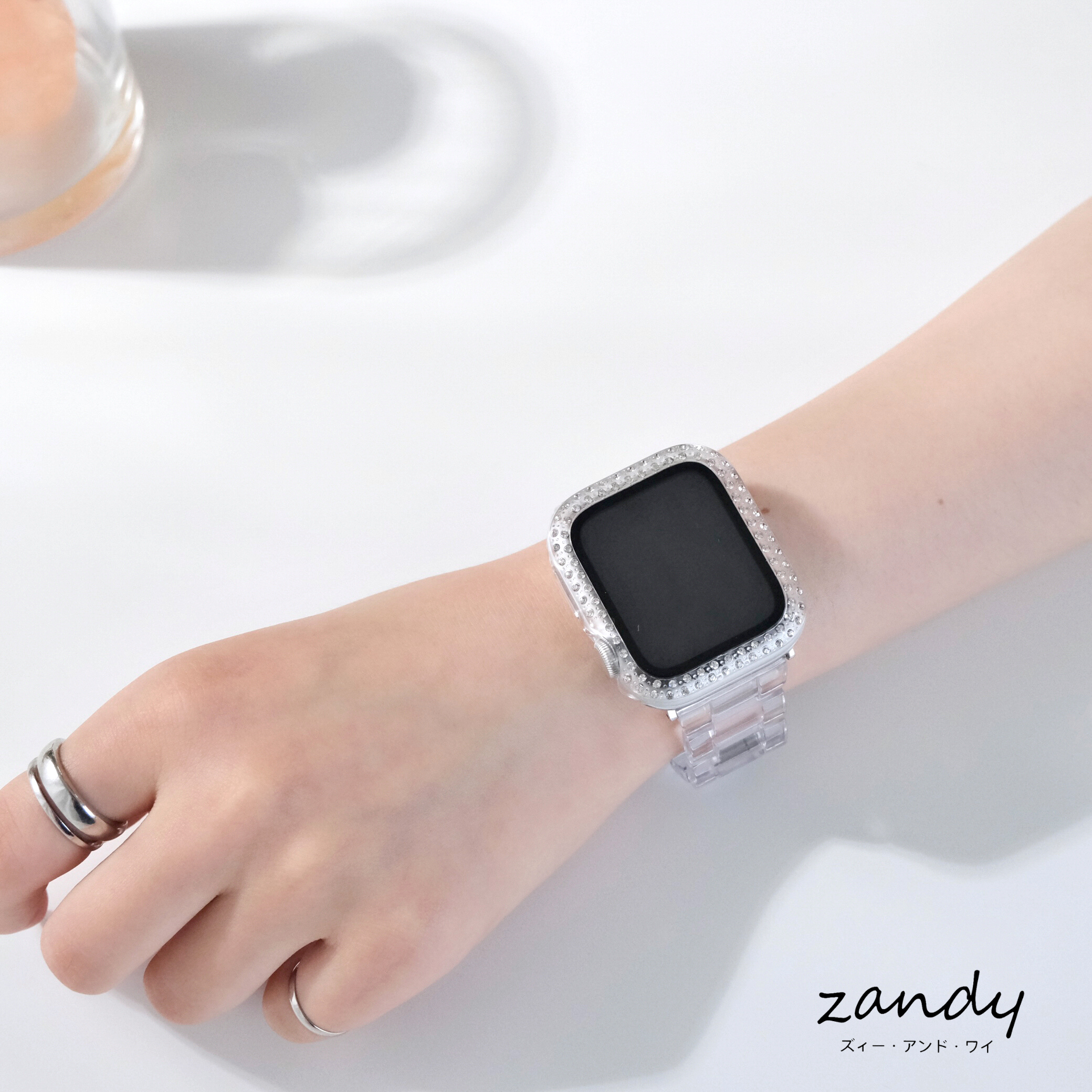 [Proud of the clear feeling! ] Apple Watch Band Clear Resin Belt Apple Watch