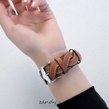 [Knitting Leather Belt] Apple Watch Band Leather Belt Apple Watch