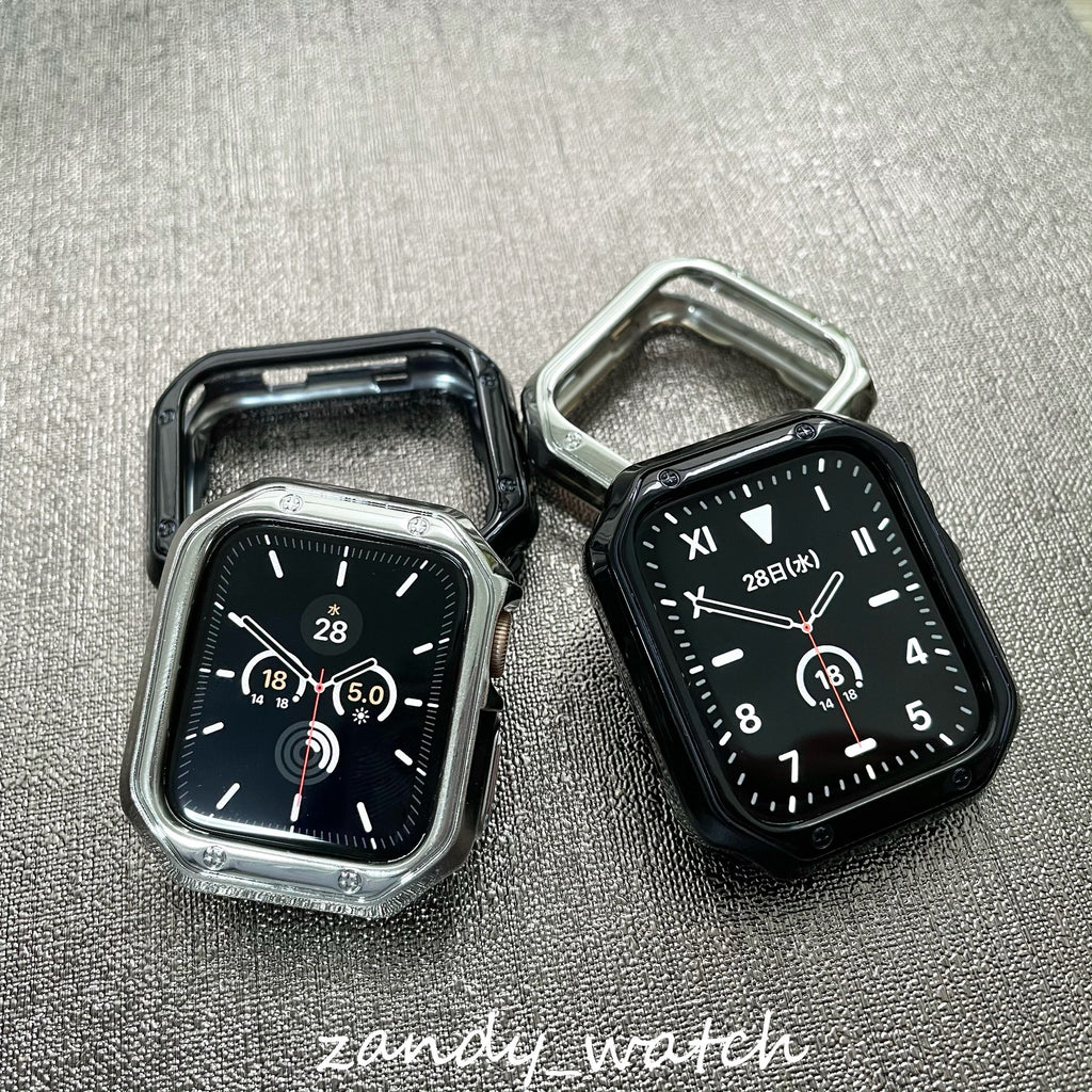 [Frame Protection Case] ​​Apple Watch Cover TPU Soft Case Frame Protection Plating Type Apple Watch