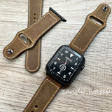 [Leather Retro Brown] Apple Watch Band Leather Belt Genuine Leather Apple Watch