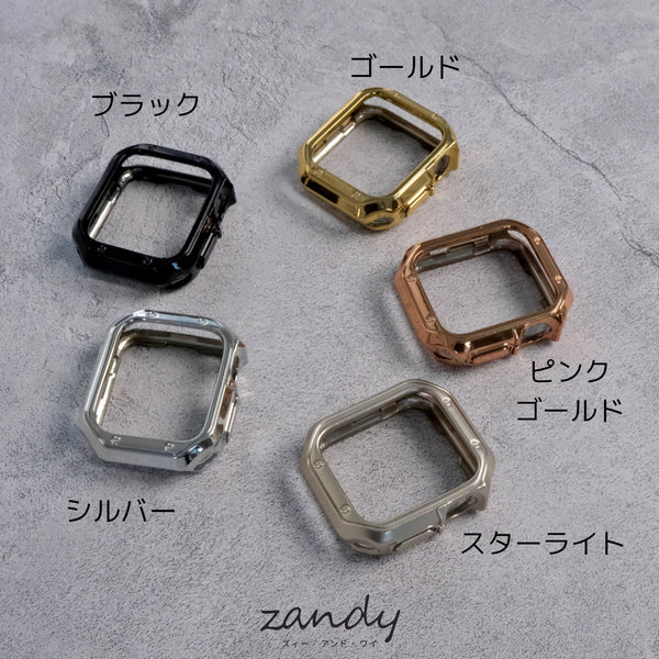 [Frame Protection Case] ​​Apple Watch Cover TPU Soft Case Frame Protection Plating Type Apple Watch