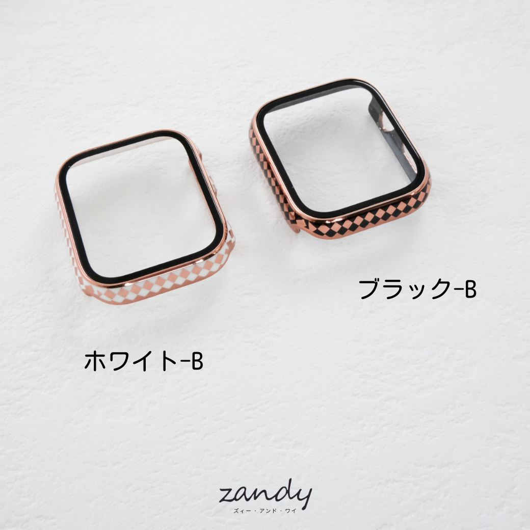 【柄デザインフルケース】Apple Watch7/8限定★アップルウォッチフルカバー ハードケース 全面保護