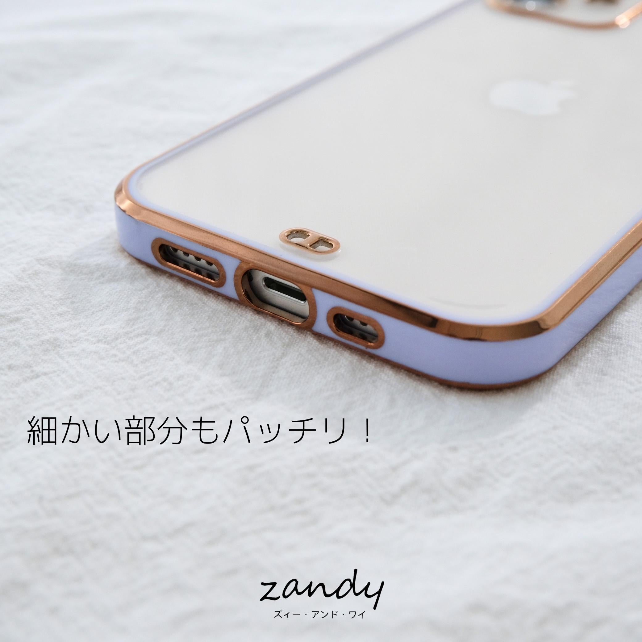 [Frame color iPhone case] Frame color clear case