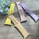 [Dull color] Apple Watch Band Sports Band Rubber Belt Apple Watch
