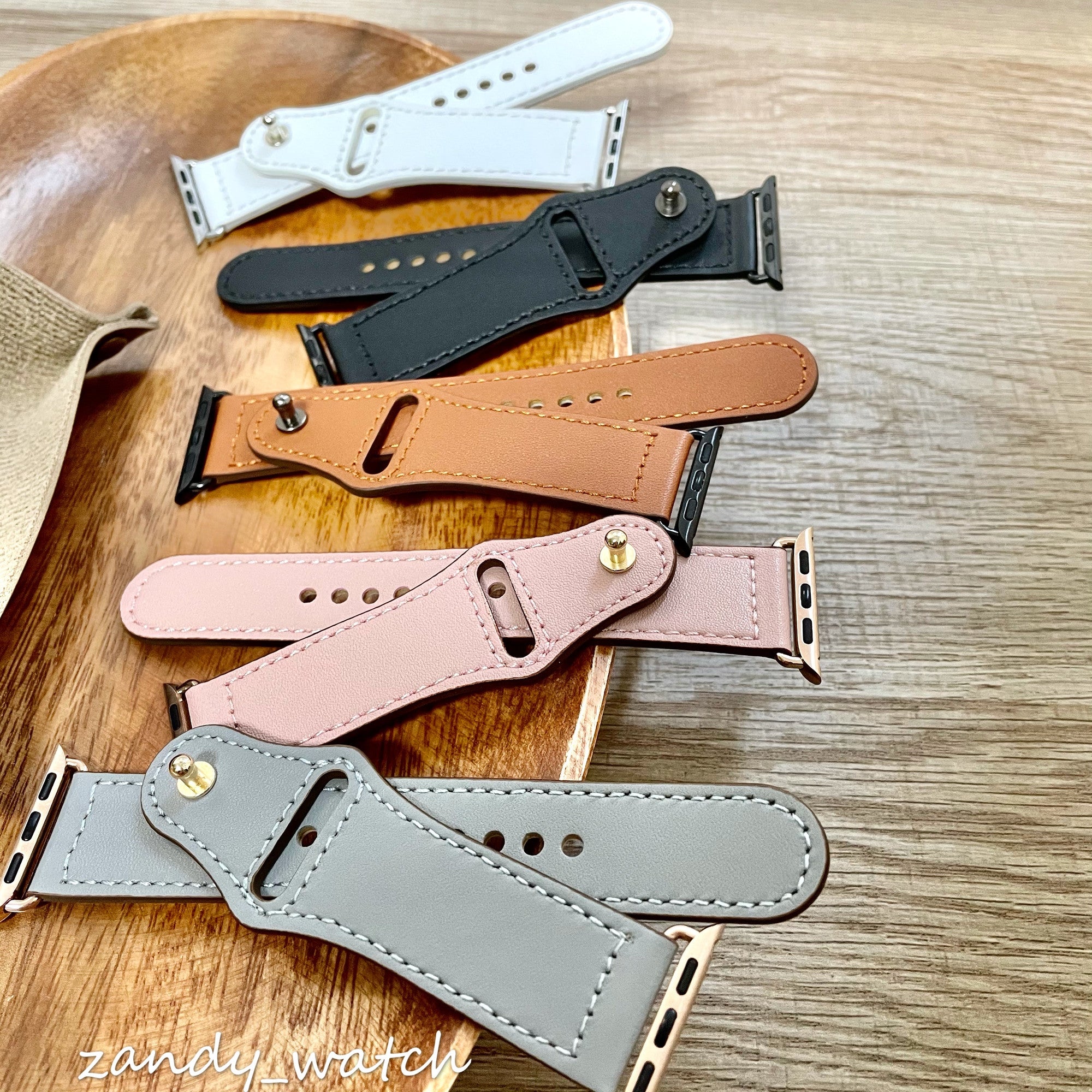 [Leather Belt] Apple Watch Band Leather Belt Genuine Leather Apple Watch Five Colors
