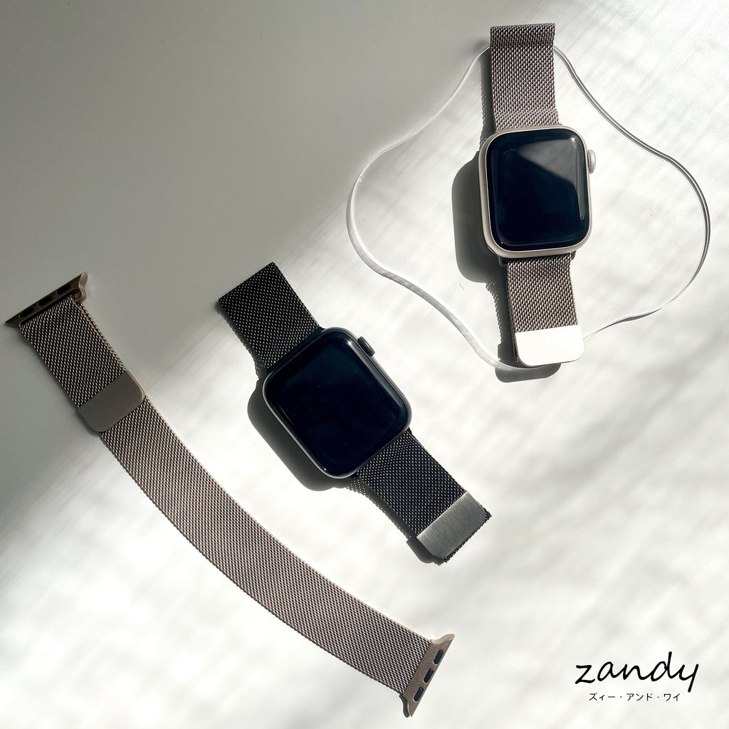 【ミラネーゼループ】アップルウォッチバンド ミラネーゼループベルト ステンレス Apple Watch
