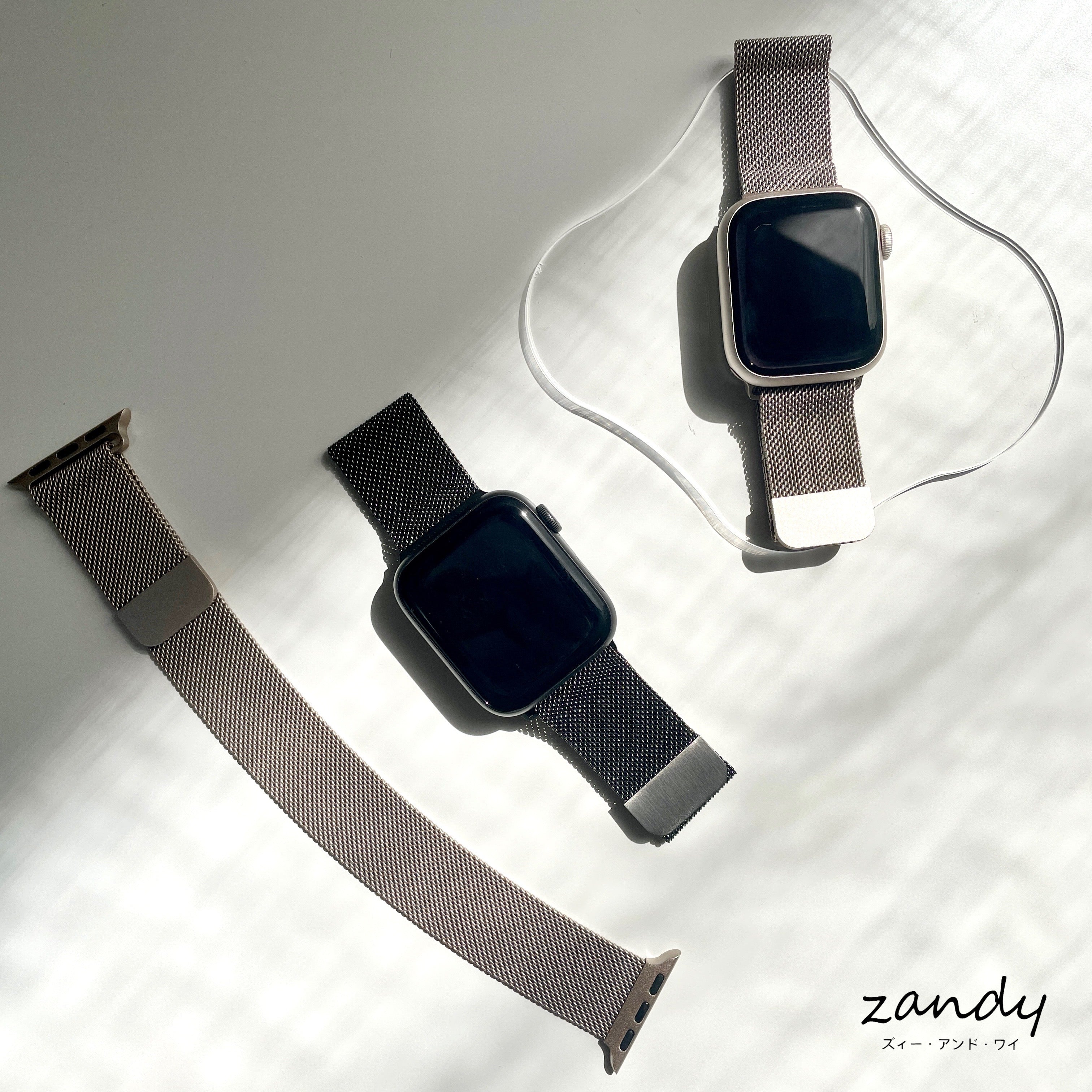 【ミラネーゼループ】アップルウォッチバンド ミラネーゼループベルト ステンレス Apple Watch