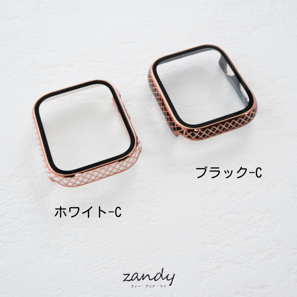 【柄デザインフルケース】Apple Watch7/8限定★アップルウォッチフルカバー ハードケース 全面保護