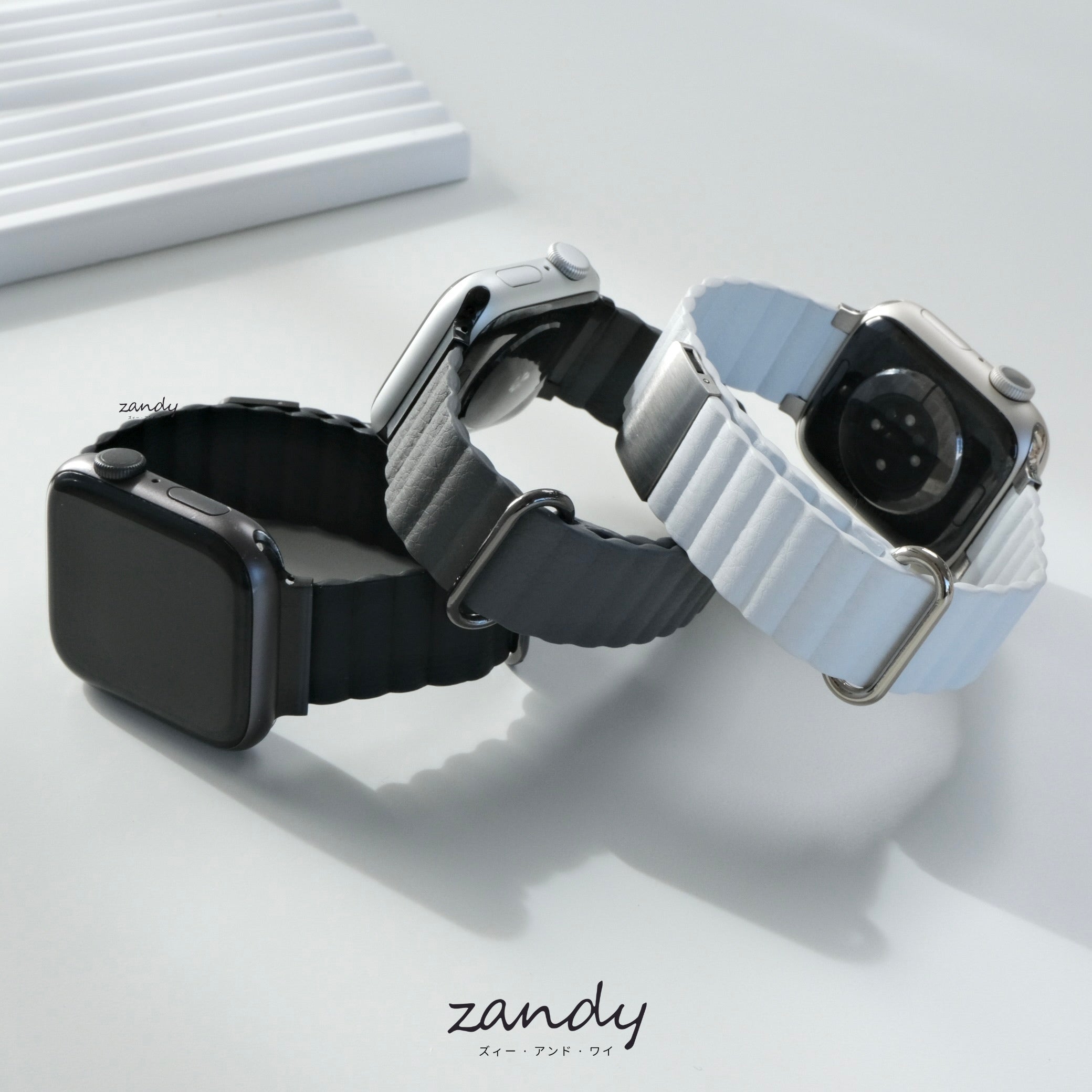 新色追加！【メタリックレザーループ】アップルウォッチバンド レザーループ 皮革ベルト Apple Watch サブ画像