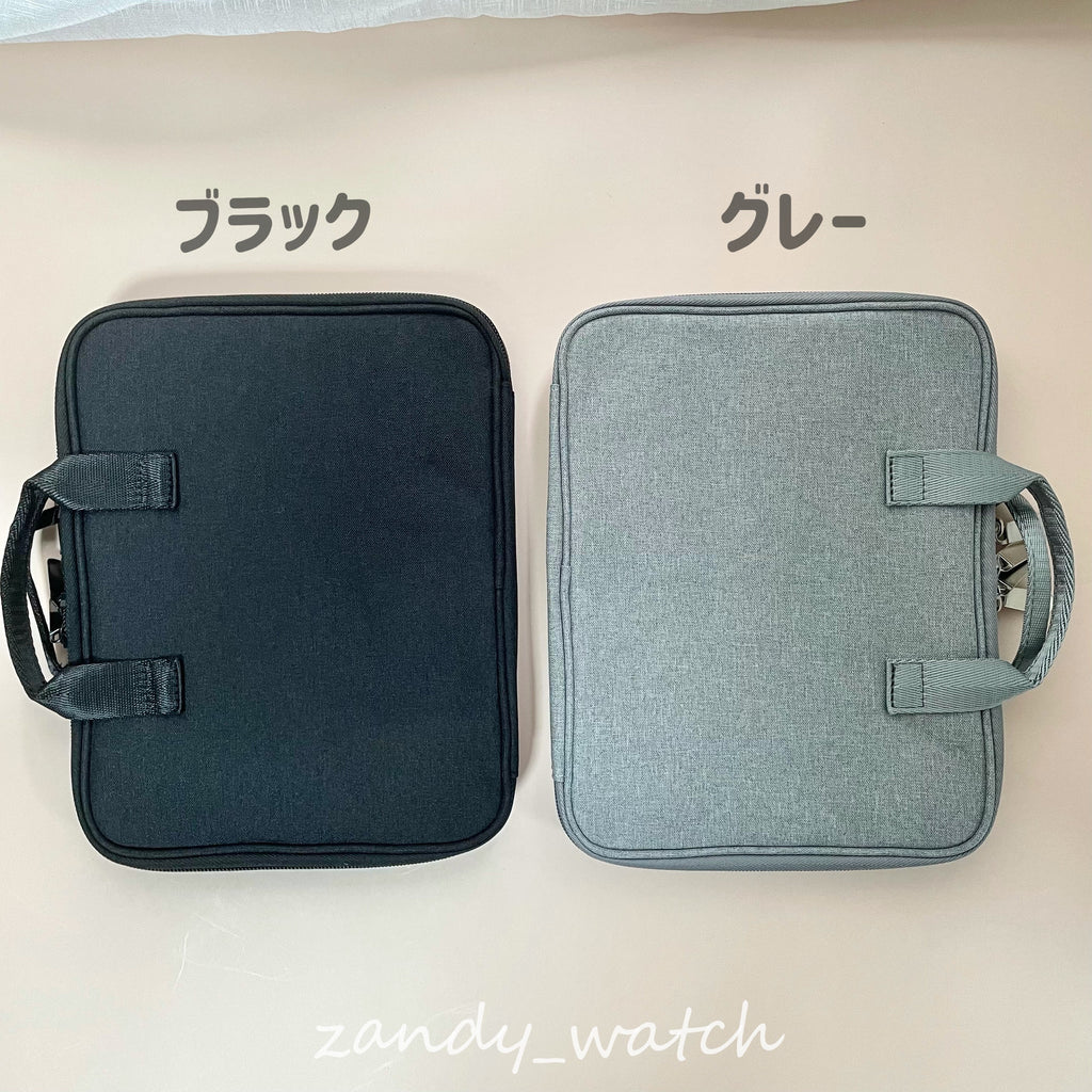 【収納】ストレージポーチ  収納バッグ　アップルウォッチアクセサリー収納　時計バンド　15+9スロット