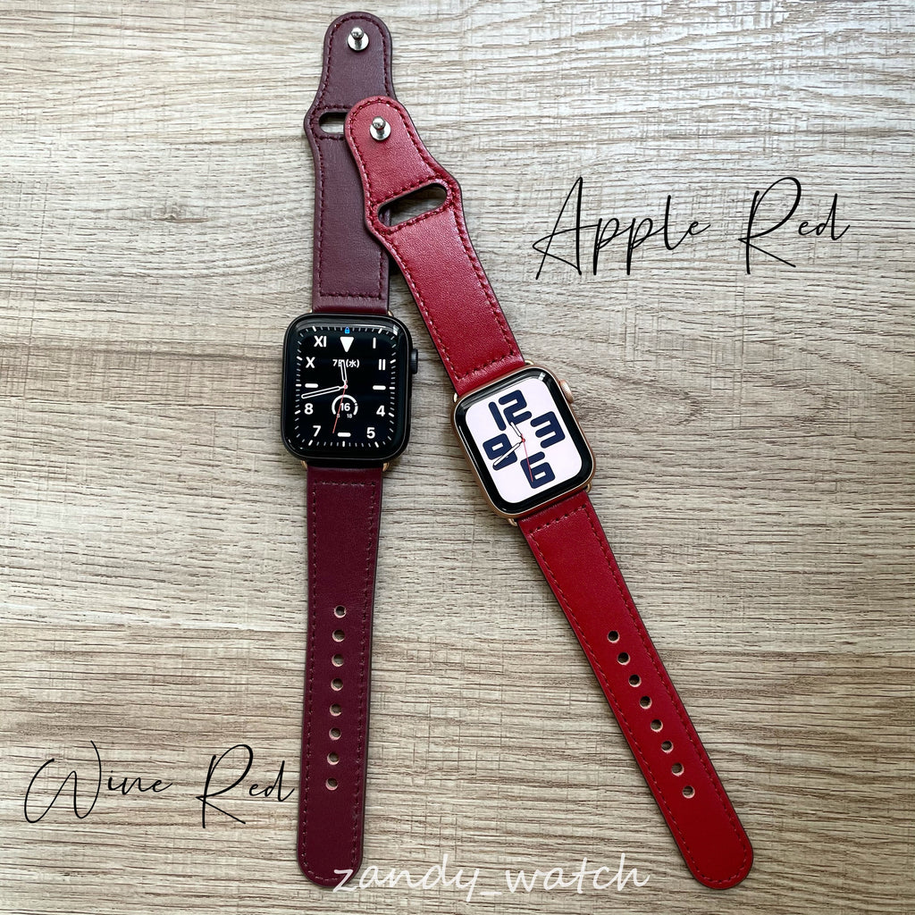 【★新6色★レザーベルト】アップルウォッチバンド レザーベルト 本革製 Apple Watch